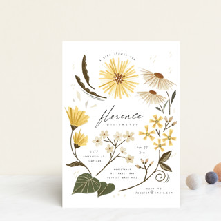 Flower Shower Baby Shower Postcards