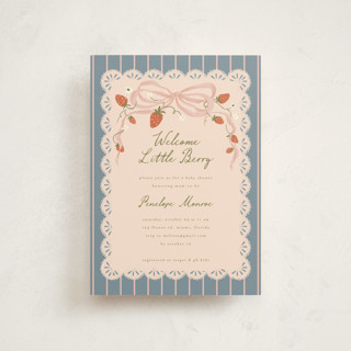 Little Berry Baby Shower Postcards