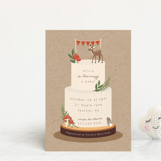 Woodland Baby Shower Postcards