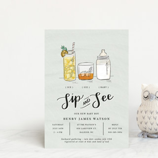 Ice ice baby Baby Shower Postcards