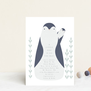 Winter Baby Baby Shower Postcards