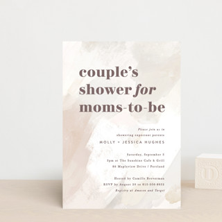 Modern Parents Baby Shower Postcards