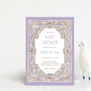 Blossoming Beginnings Baby Shower Postcards