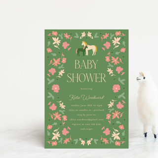 Equine Baby Shower Postcards