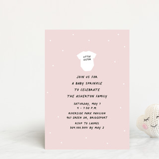 Little Sibling Baby Shower Postcards