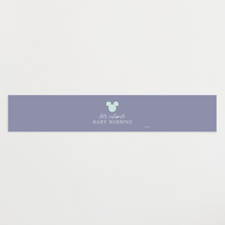 Disney's Mickey Mouse Ears Baby Shower Belly Bands
