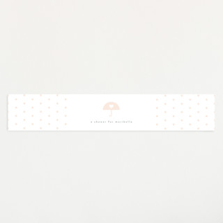 heart umbrella Baby Shower Belly Bands