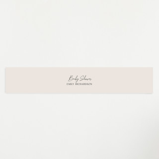 Winter Cottage Baby Shower Belly Bands