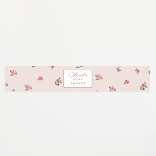 Romantic Roses Baby Shower Belly Bands