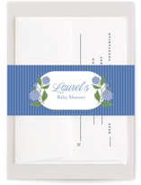 Hydrangea Pram Baby Shower Belly Bands