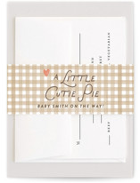 Cutie Pie Baby Shower Belly Bands