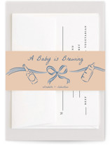 Bottles and Brews Baby Shower Belly Bands