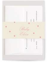 Holiday bow Baby Shower Belly Bands