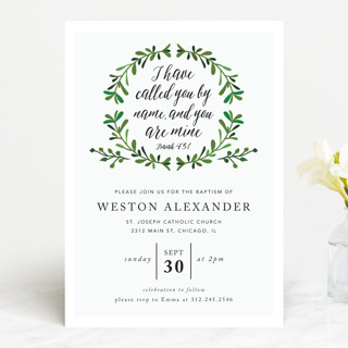Belonging Baptism and Christening Invitations