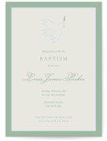 The Holy Whisper Baptism and Christening Invitations