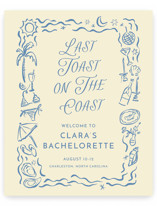 On the Coast Wedding Party Signs