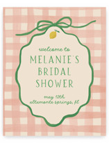 Lemonade Wedding Party Signs