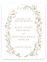 Meadow Wedding Party Signs