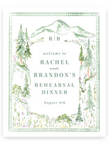 Plain Air Wedding Party Signs