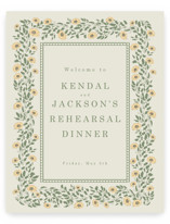 Framed Floral Wedding Party Signs