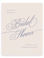 Elegant Moon Wedding Party Signs