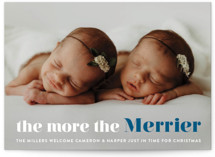 a merry addition Holiday Birth Announcements