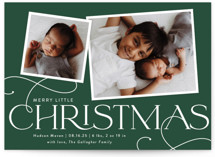 Little Addition Holiday Birth Announcements