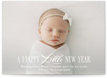 New Little One Holiday Birth Announcements
