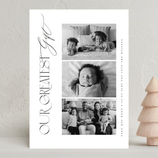 Greatest Gift Holiday Birth Announcements