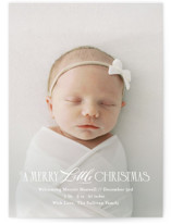 New Little One Holiday Birth Announcements