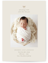 our precious gift Holiday Birth Announcements