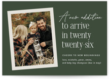 New Addition Holiday Birth Announcements
