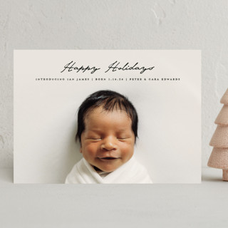 a la carte Holiday Birth Announcements