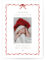 lovely holiday Holiday Birth Announcements
