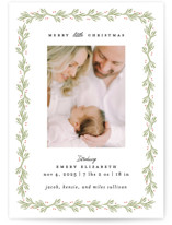 Little Christmas Holiday Birth Announcements