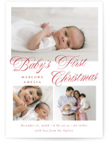 Classic Baby Holiday Birth Announcements