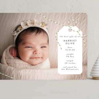 Best Gift Grand Holiday Birth Announcements