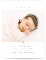 Foil-Pressed Birth Announcements