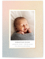 Foil-Pressed Birth Announcements