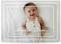Tiny Treasure Foil-Pressed Birth Announcements