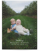 Twinkle Foil-Pressed Birth Announcements