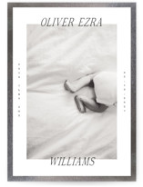 Edgy Foil-Pressed Birth Announcements