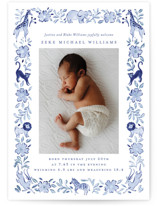 Wild one Foil-Pressed Birth Announcements
