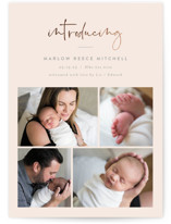 Foil-Pressed Birth Announcements