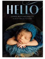 Foil-Pressed Birth Announcements