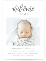 Welcome Home Baby Grand Birth Announcements
