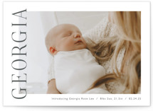 Grand Birth Announcements