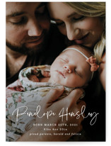 Cutie Grand Birth Announcements