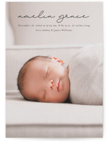 pure grace Grand Birth Announcements