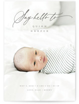 Say Hello To Grand Birth Announcements